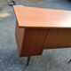 Bureau en bois pieds compas années 60