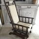 English rocking chair turned wood