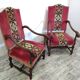 Old Louis XIII armchairs