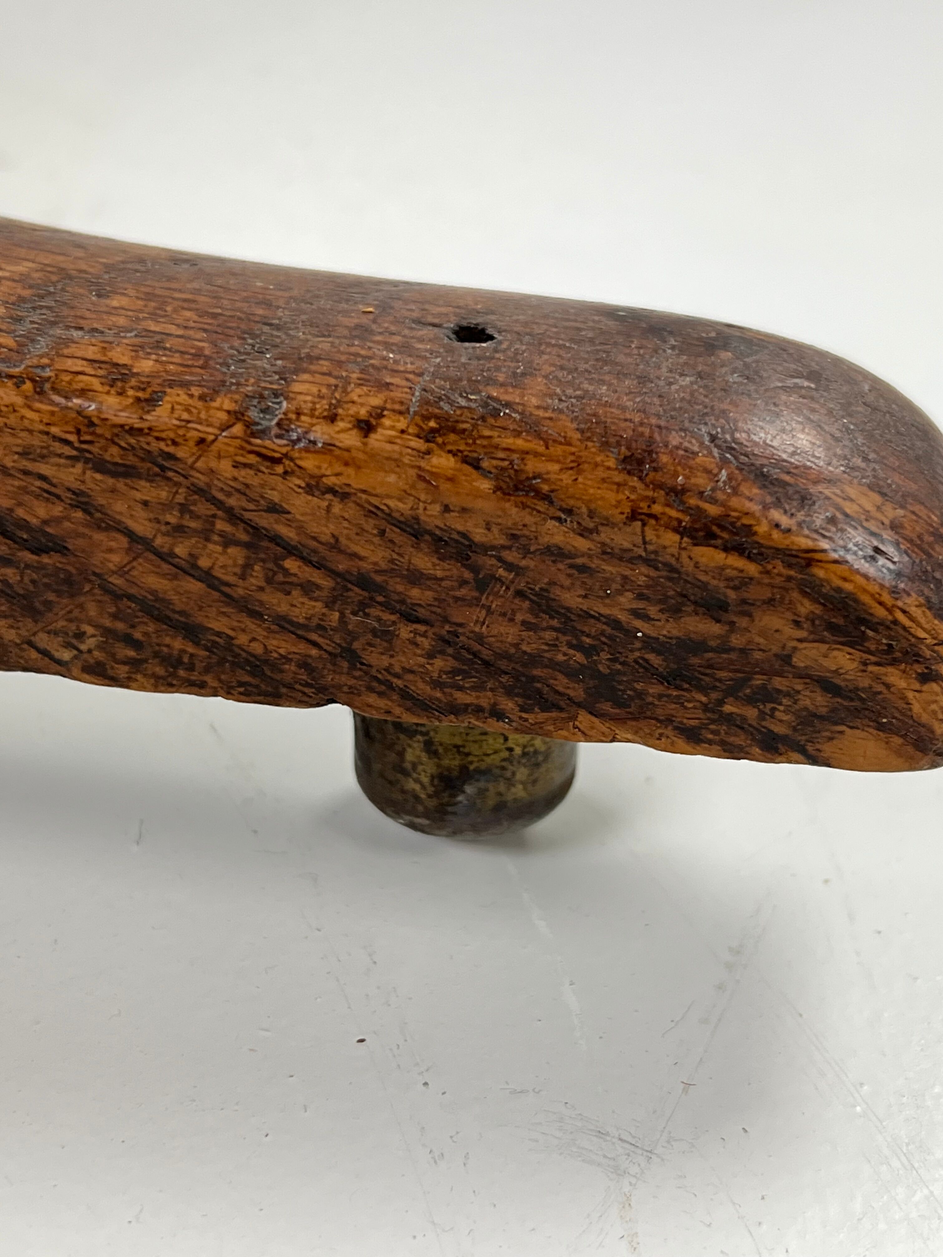 Antique English tilt top table