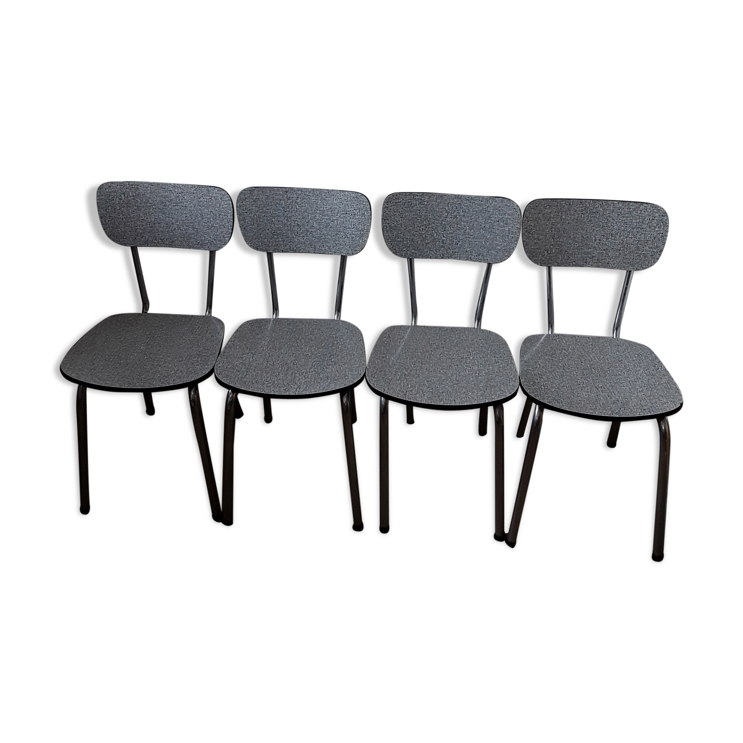 4 vintage formica chairs from 60/70