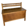 Vintage wooden chest/bench from the 60s/70s.