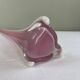Sculptural blown glass vase