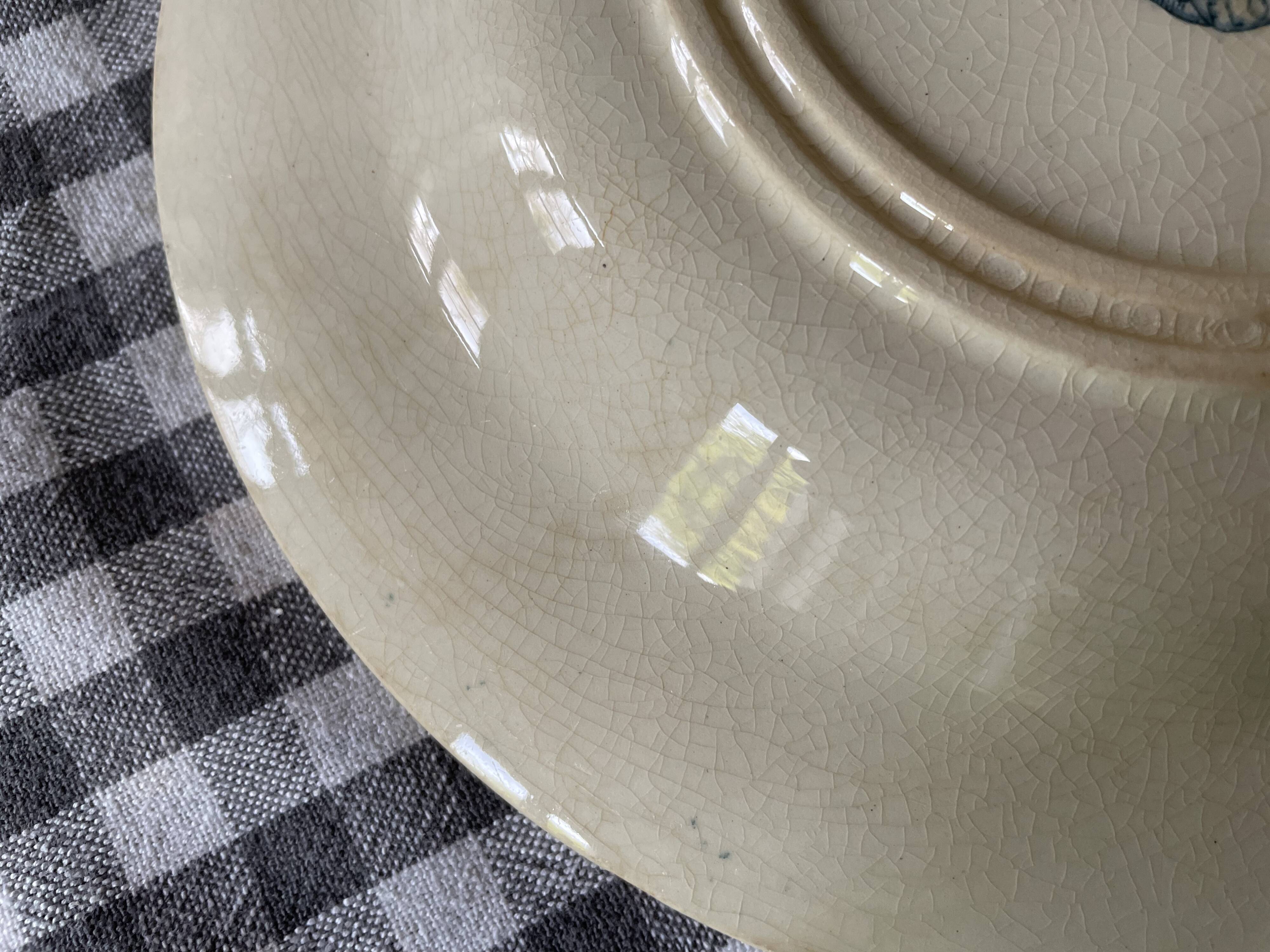 Mismatched ironstone plates