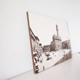 Photograph on wood panel - Florence Italy
