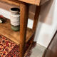 Ancienne console d’atelier en chêne