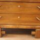 Art Deco walnut chest of drawers, 1950s, mid-century modern style,