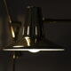 Set of 2 desk or table lamps in brass by Massive Belgium 1980's