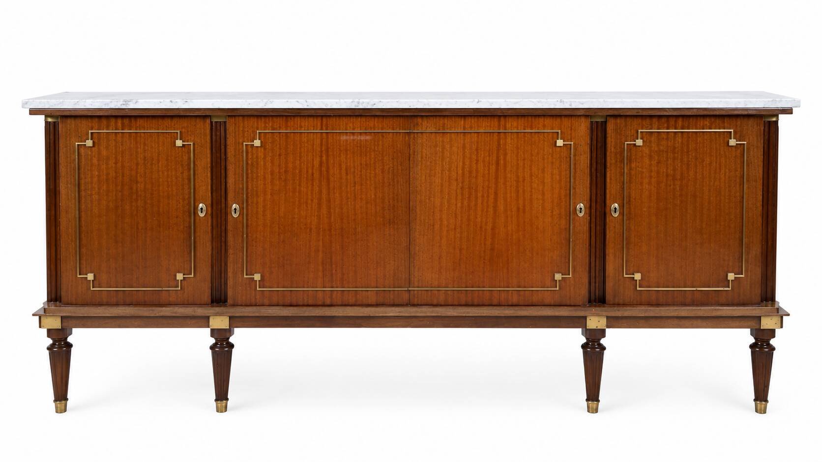 Beautiful Art Deco French enfilade from the 1930s-1940s.