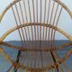 Duo de fauteuils corbeille en rotin