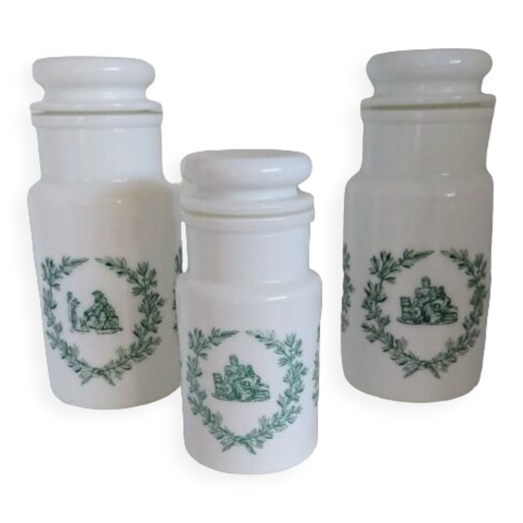 Pot D'apothicaire Chartreuse – 400 Ml – Céramique Blanche – AOP Isère