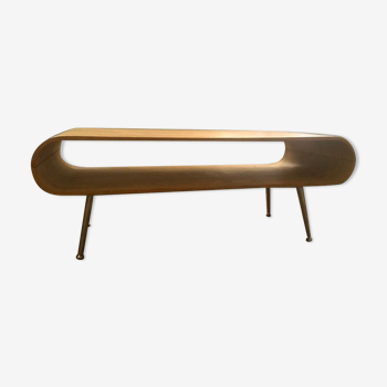 Table basse moderne en bois clair