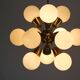 Lustre Spoutnik Mid-Century de Kamenický Šenov, 1970s