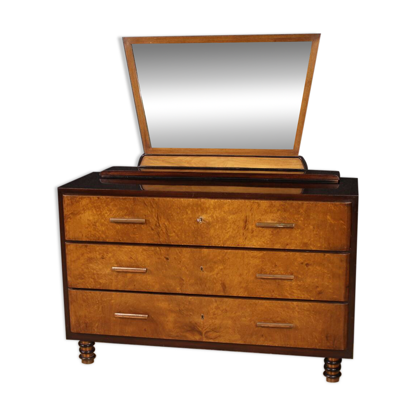 Italian chest of drawers with mirror from the 1960s