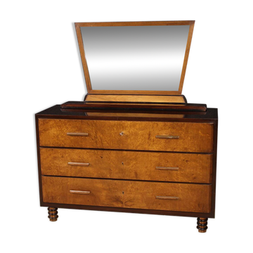 Commode italienne avec miroir des années 1960