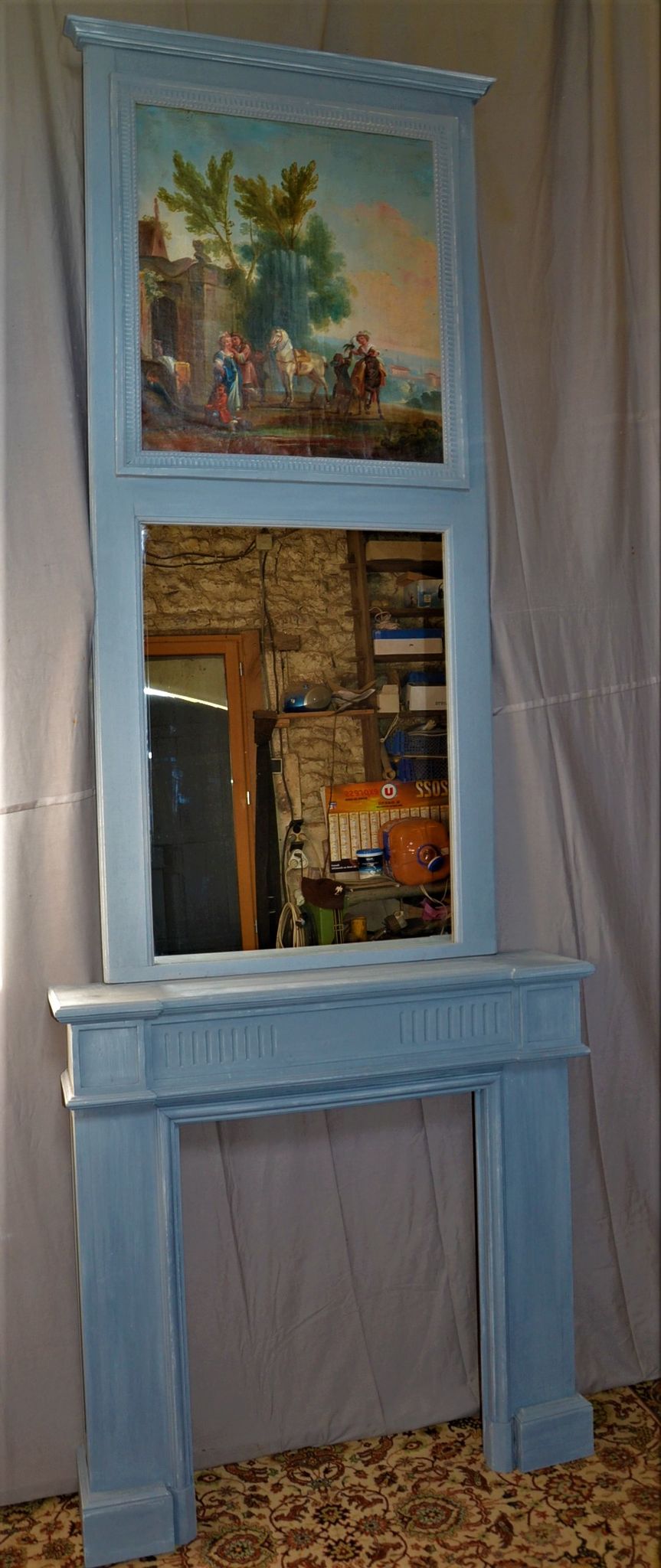 Cheminée en bois Louis XVl
