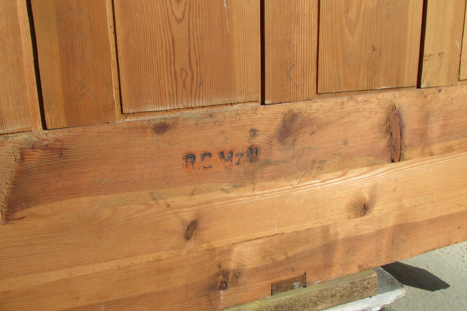 1950s oak wardrobe