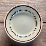 Set of 9 Gien flat plates, Gaston model