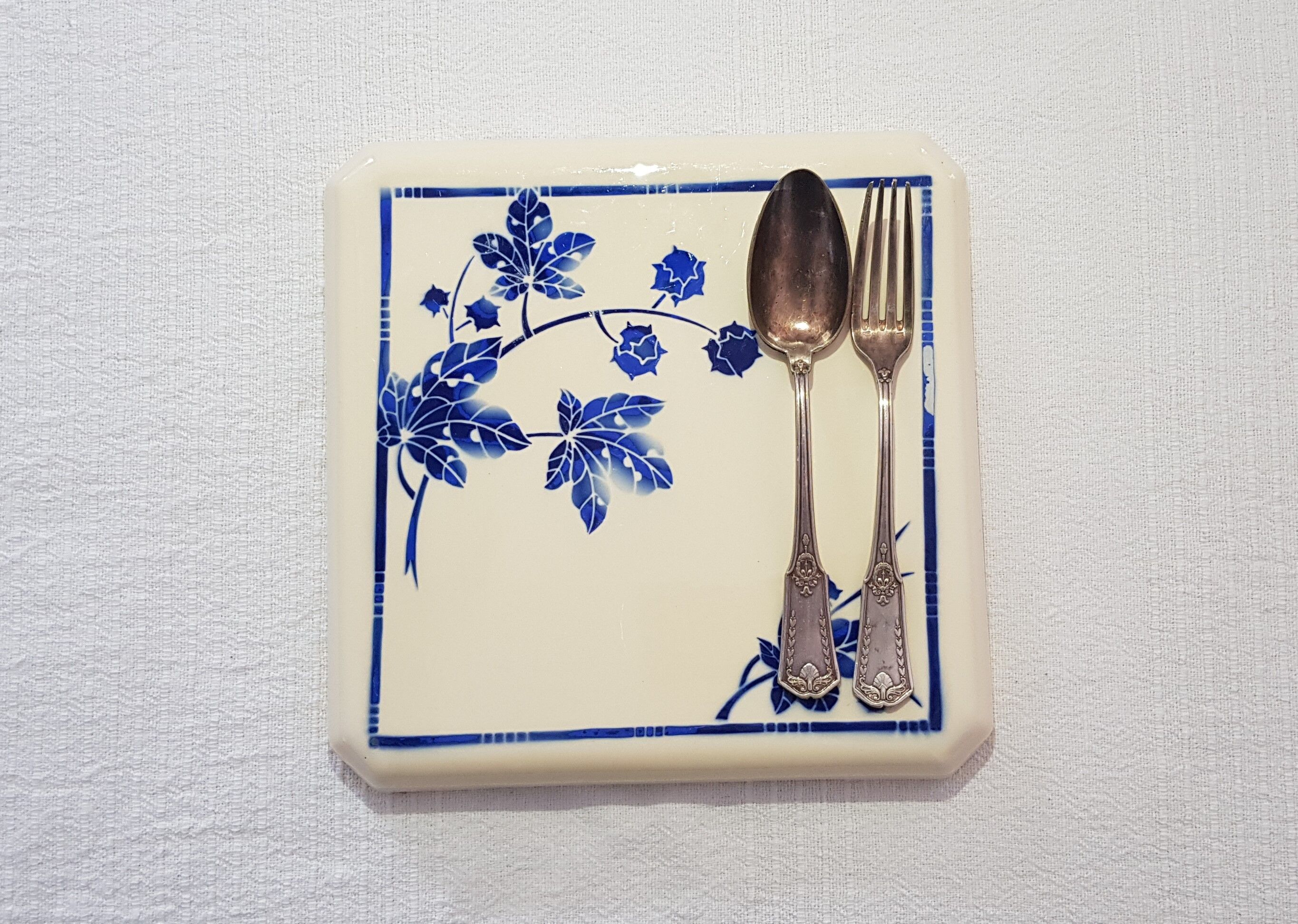 Badonviller earthenware underside Yamarisa model - Antique French Vintage