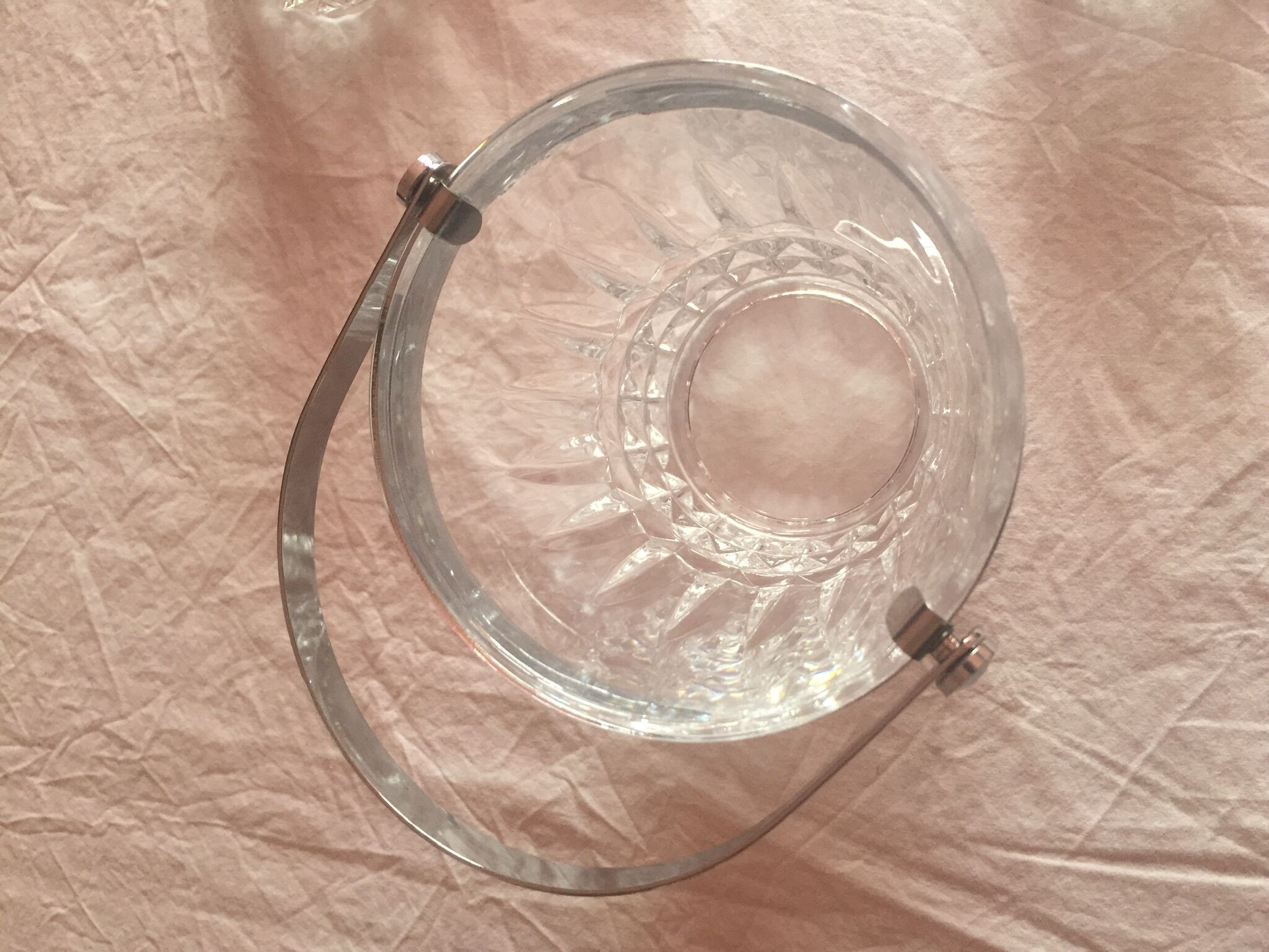 Lot de 5 verres à whisky et seau à glace vintage