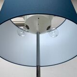 Blue tripod floor lamp from the mid-century German space age by Staff Leuchten, 1960s.