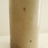 Glazed stoneware bottle - beige