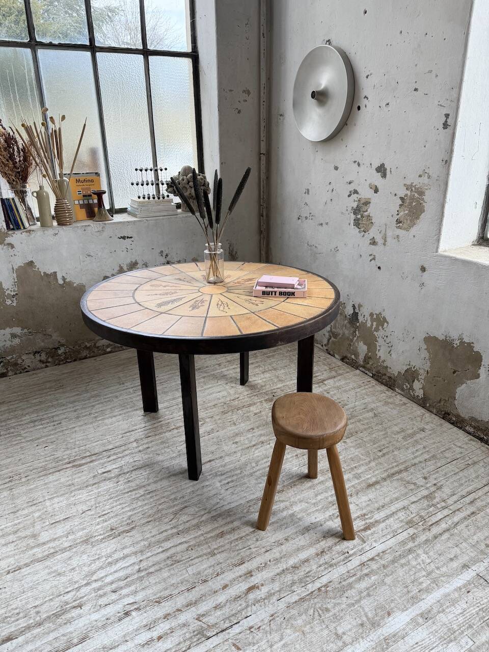 Herbier Capron ceramic dining table