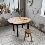 Herbier Capron ceramic dining table
