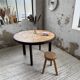 Herbier Capron ceramic dining table