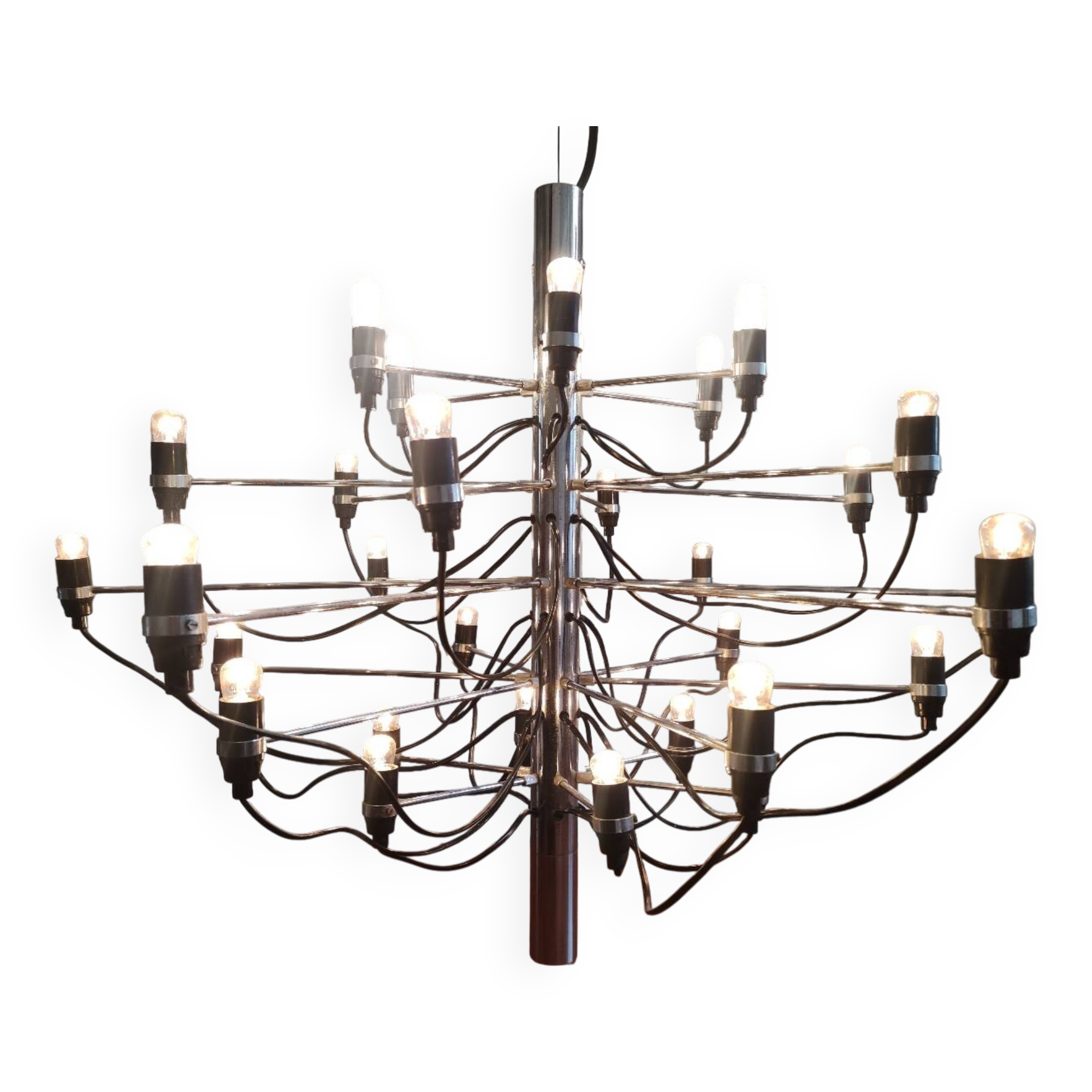 2097-30 bulb pendant light Gino Sarfatti from the 70s Arteluce