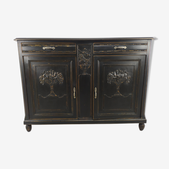 Buffet 1920 patiné noir