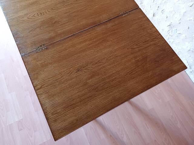 Vintage oak portfolio table 1960