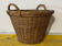 Panier - Corbeille vintage en osier tressé