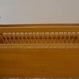 Child's bed in rattan of the years 50