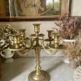 Golden bronze chandelier