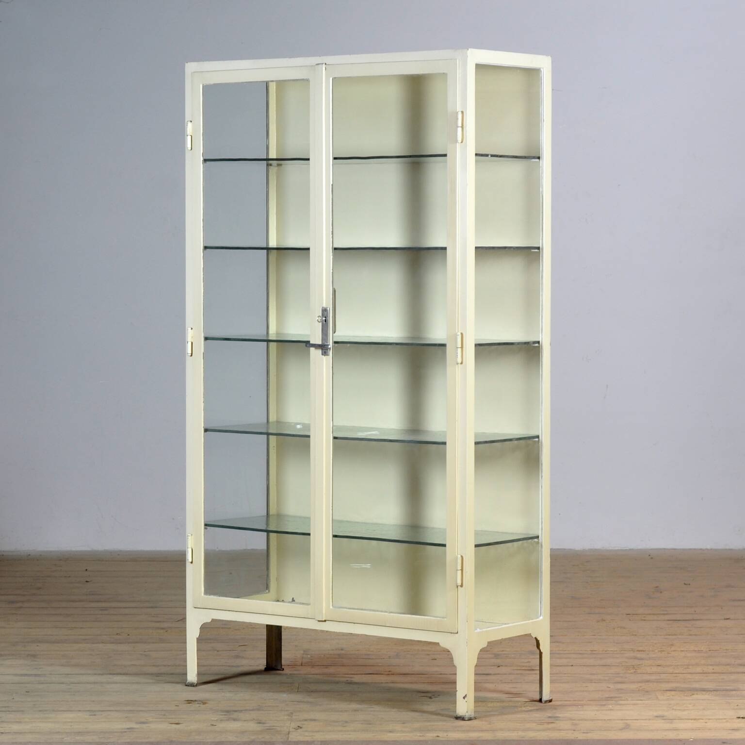 Iron medical cabinet, 1930s