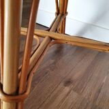 Table basse en rotin