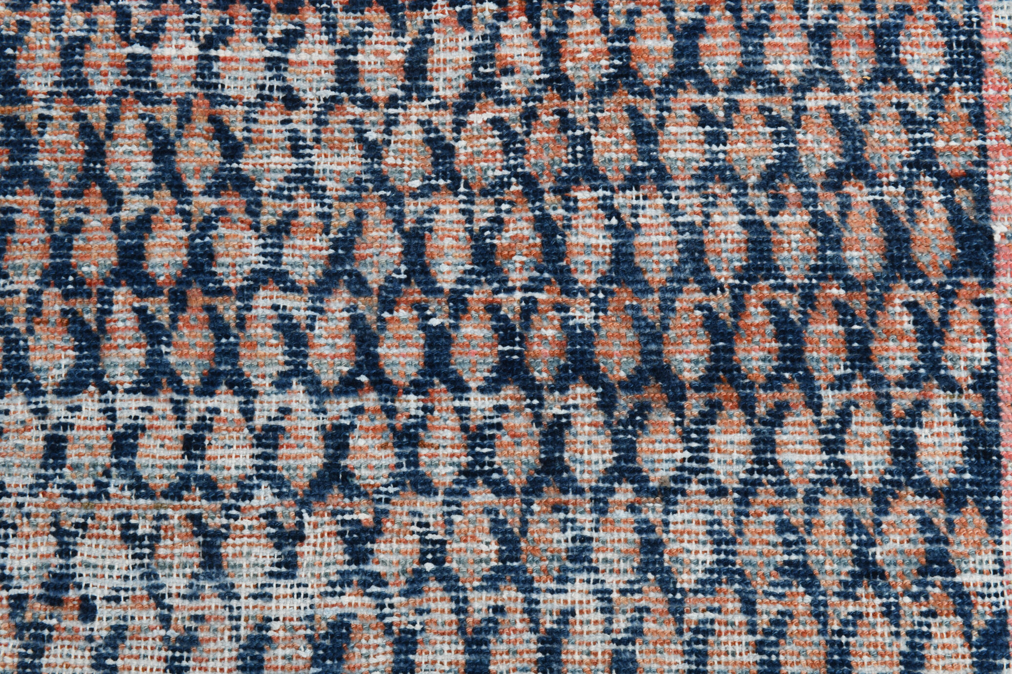 Navy blue persian runner rug, 365x77cm