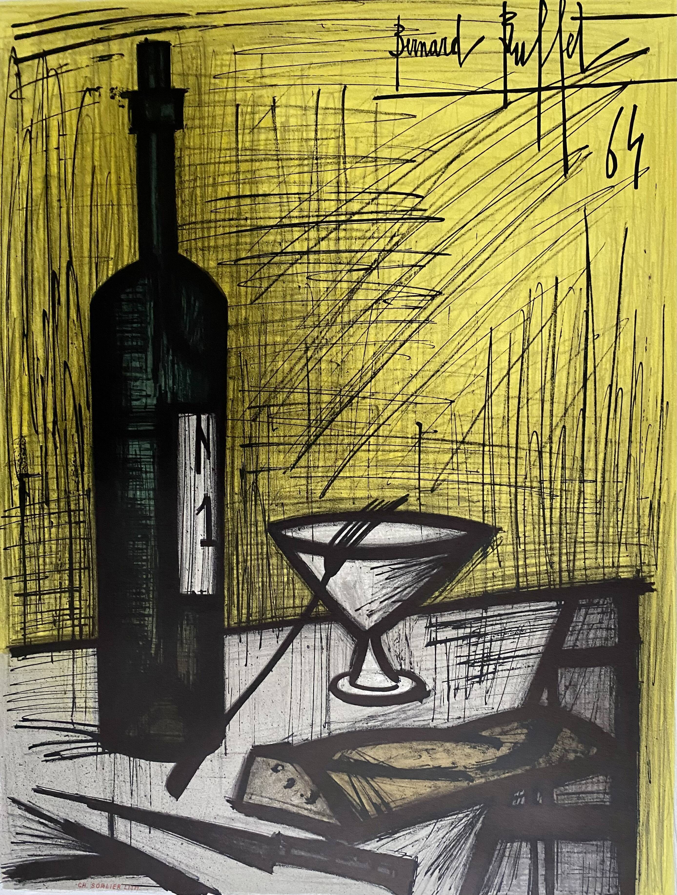Affiche musée Galiera, les peintres témoins de leur temps, Bernard Buffet, 1964