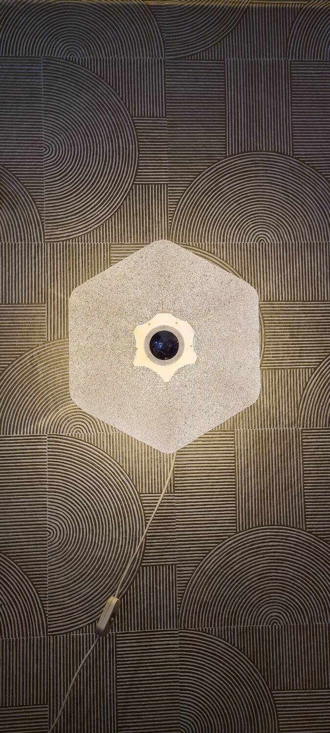 Italian space age wall light