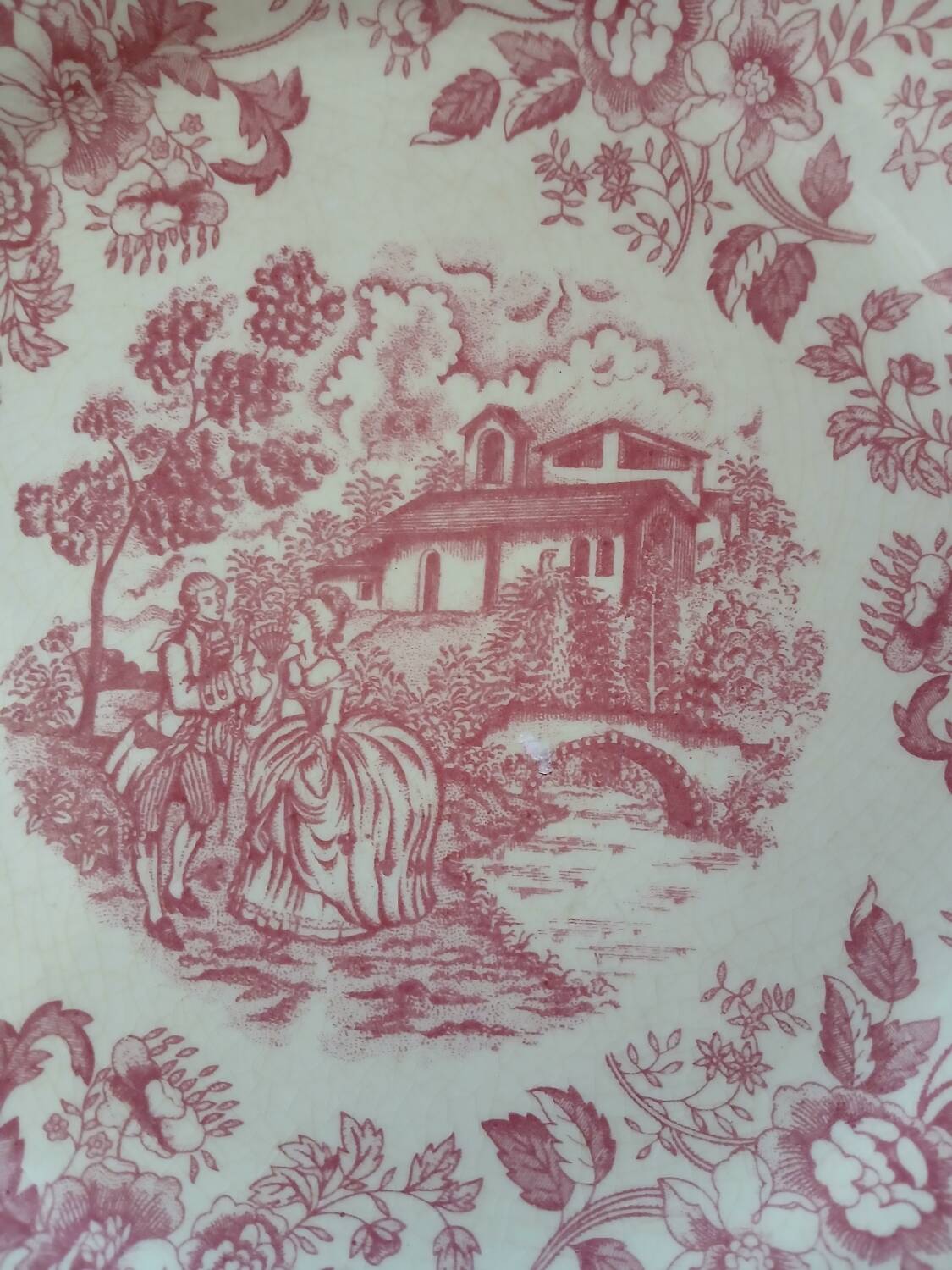 10 antique dinner plates
