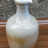 Light stoneware potter's bottle with vintage spout