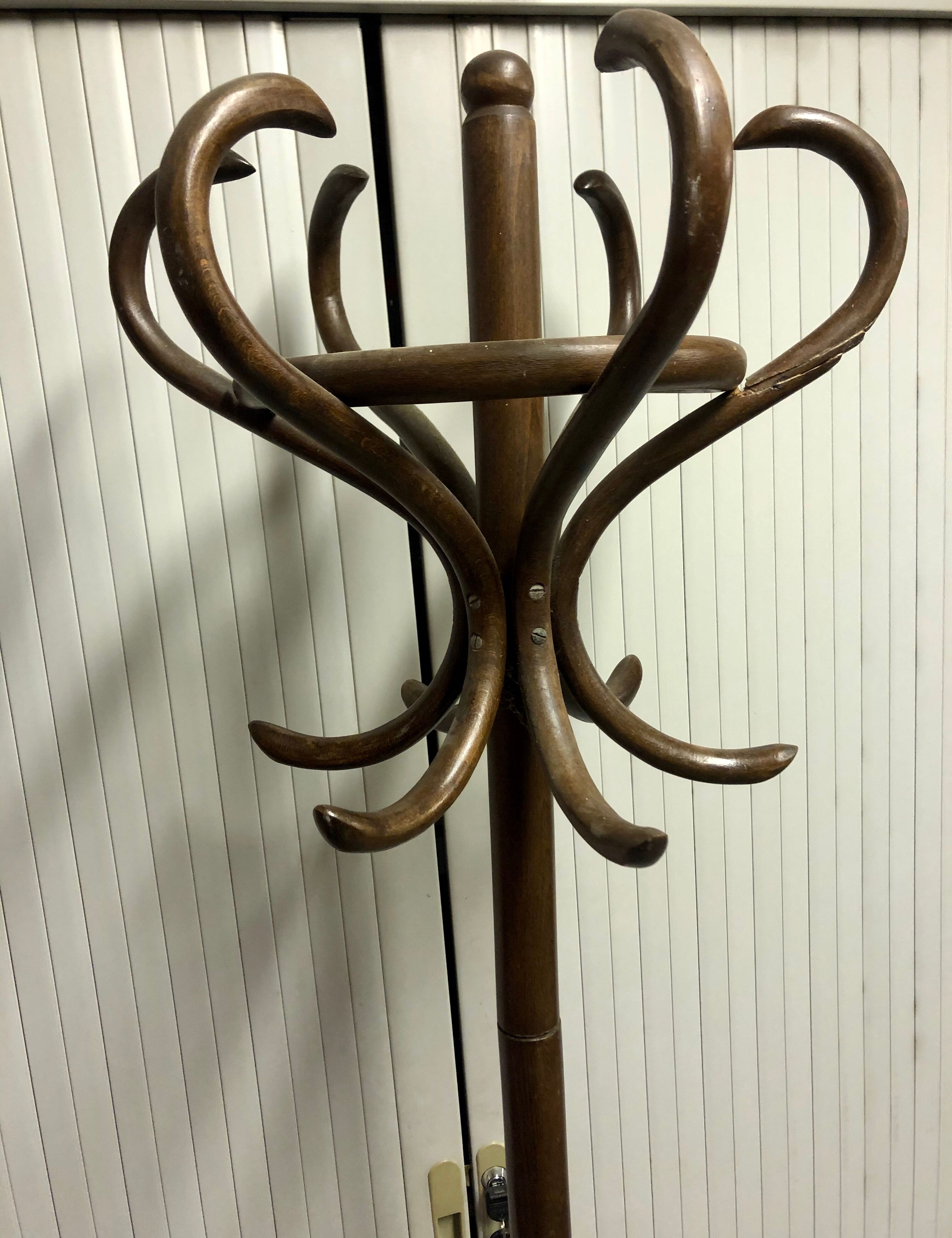 Wooden coat hanger