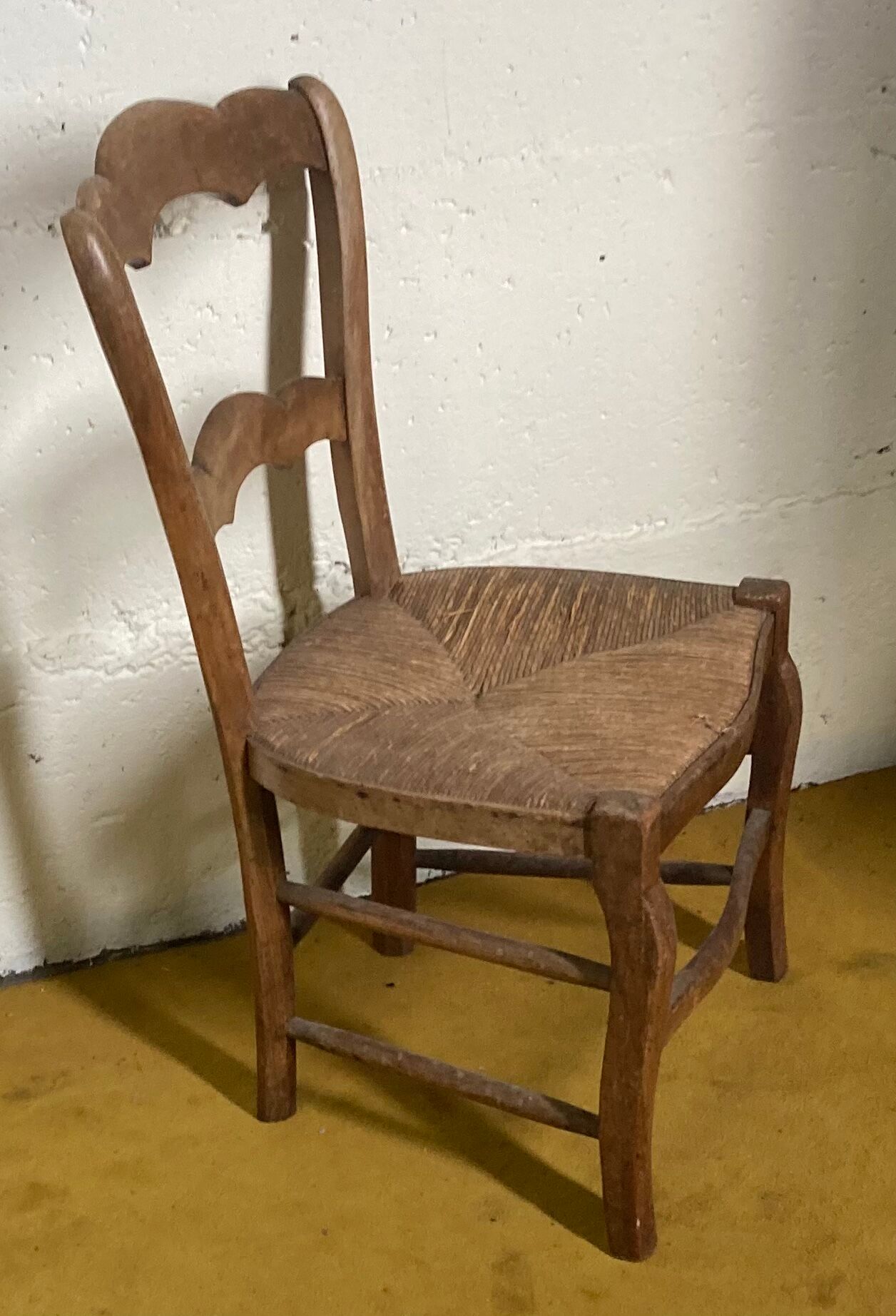 Straw chairs countryside
