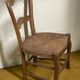 Chaises paillées campagne