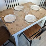 Farmhouse table in beech early twentieth century