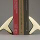 Pair Carl Auböck Minimalist Mid-Century Brass Bookends #3847, Vienna, Austr