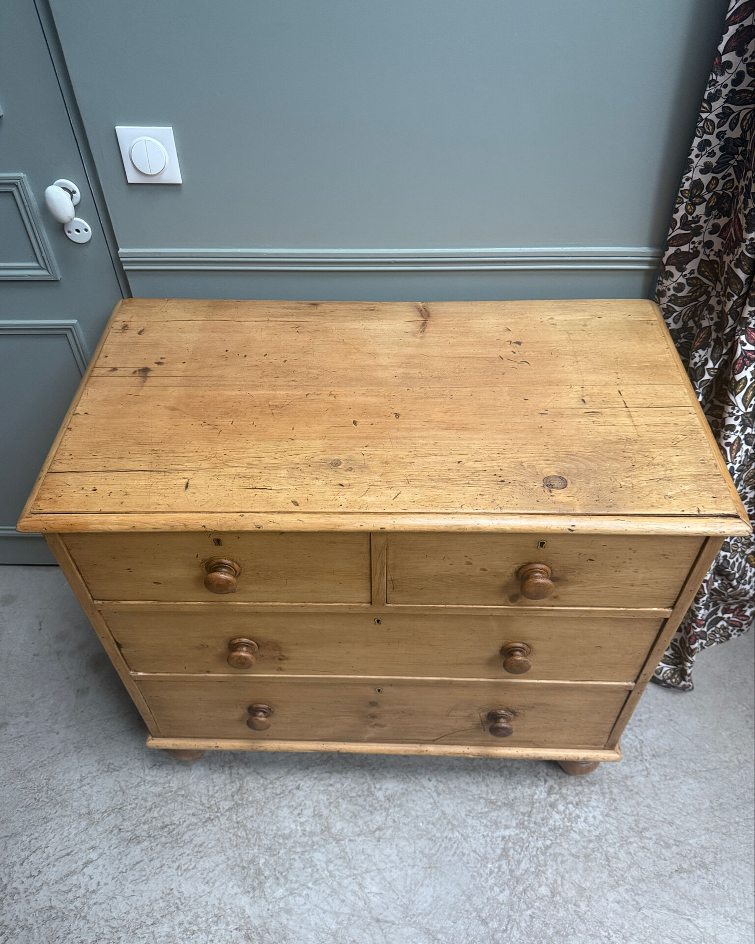 Commode anglaise en pin (rénovée)