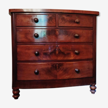 Commode anglaise en acajou XIXieme