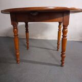 Round wooden table